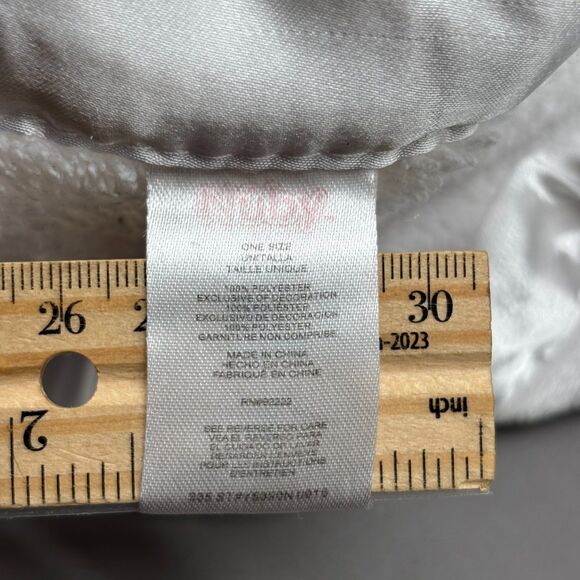 Nuby Baby Blanket Bear Moon Gray Star White Satin Trim Soft Minky Lovey Unisex - Picture 6 of 8